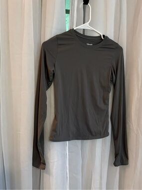 Youngla  of L.A. Gray Long Sleeve Performance Top